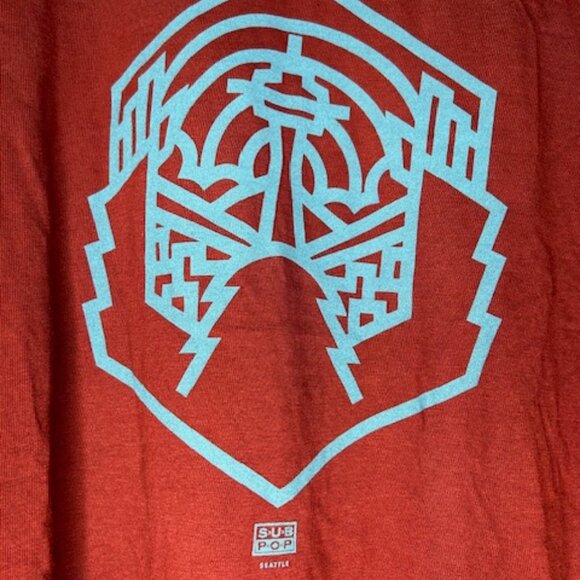 Sup Pop Draplin Maroon Sasquatch T-Shirt Size 2XL - Picture 2 of 4